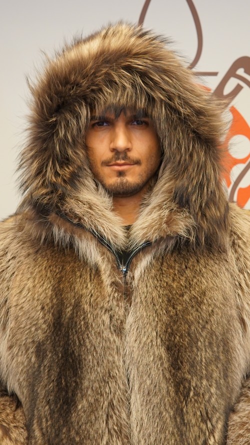 Bear fur jacket mens best sale